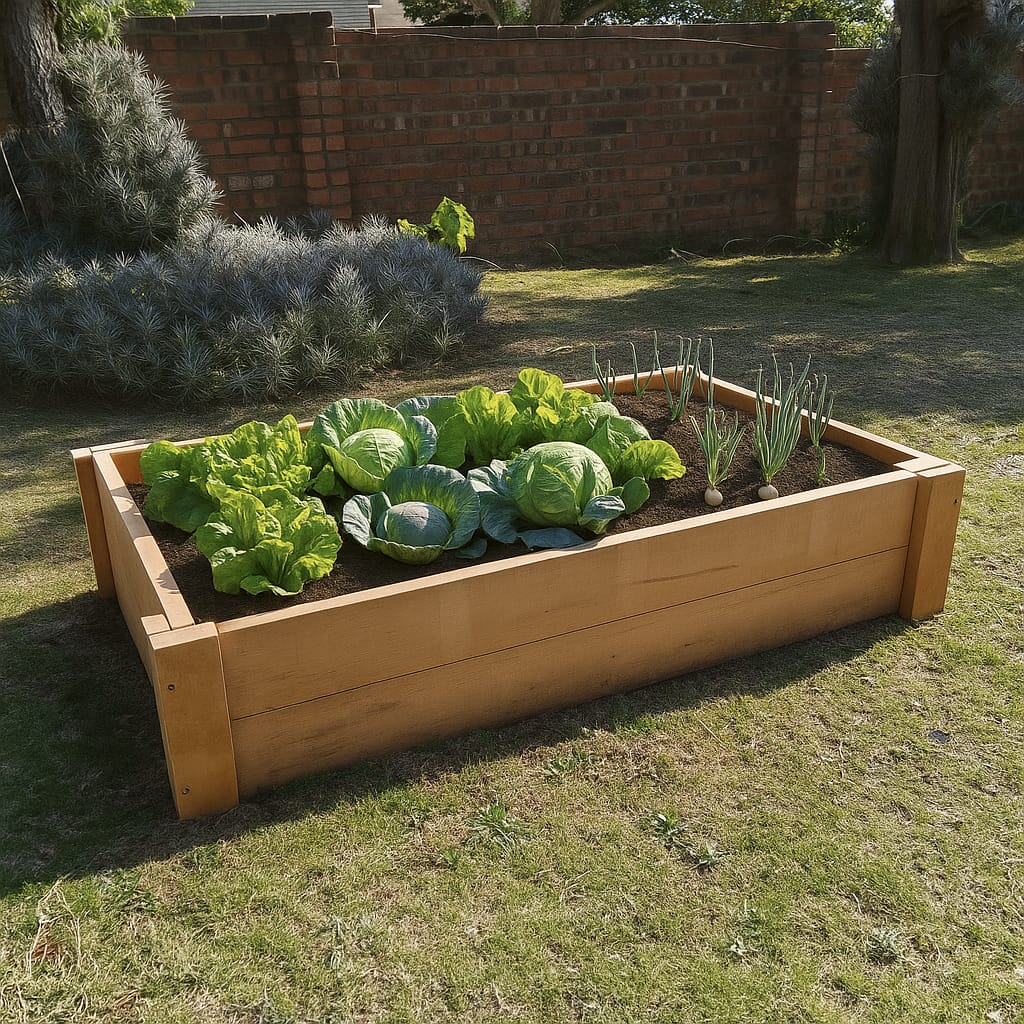 Wooden Raised Plant Bed